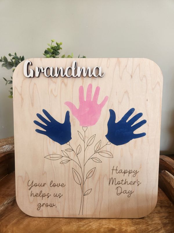 Mother's Day Flower Handprint - DIY