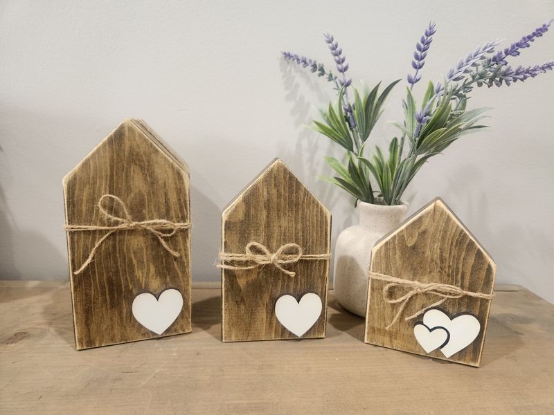 STAINED WOOD HOUSE - TALLEST HEIGHT - MOVING SALE