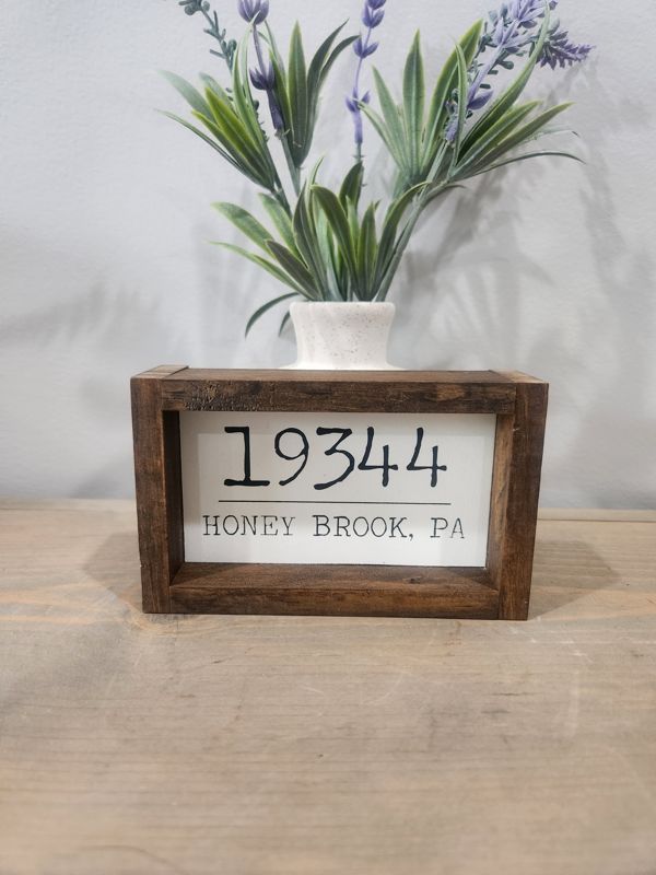 19344 - 3X5 SIGN WHITE