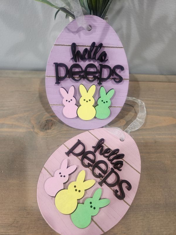 HELLO PEEPS PURPLE EGG
