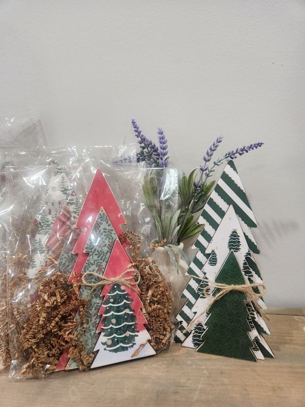 3 PIECE TREE SET - VARIOUS PATTERNS - MOVING SALE