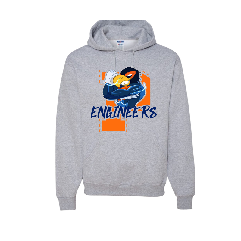 Grey Poly Engineers Hoody