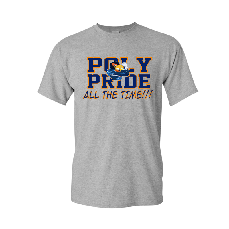 Grey Poly Pride Shirt