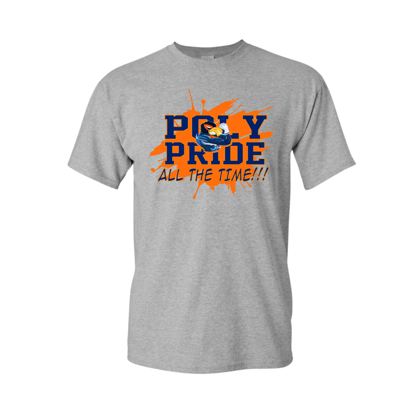 Grey Poly Pride Splat Shirt