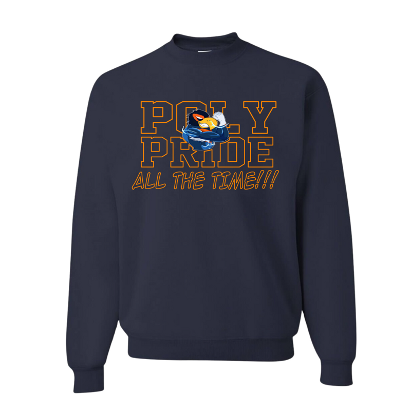 Navy Poly Pride  Sweatshirt
