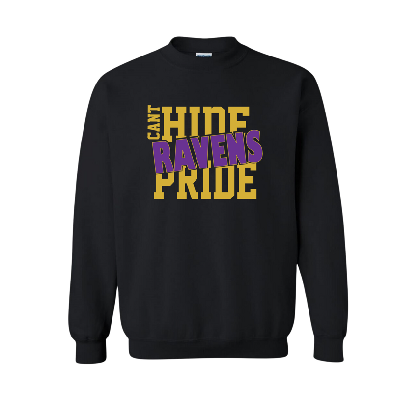 Black Cant Hide Ravens Pride Sweatshirt 3