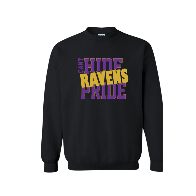 Black Cant Hide Ravens Pride Sweatshirt
