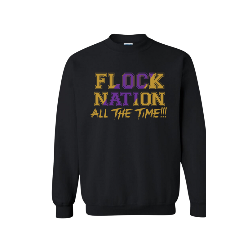 Black Flock Nation Sweatshirt