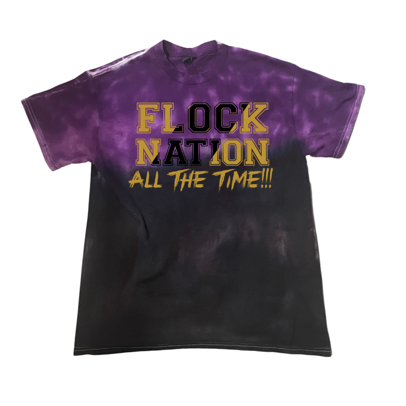 Purple & Black Ombre' Flock Nation Shirt