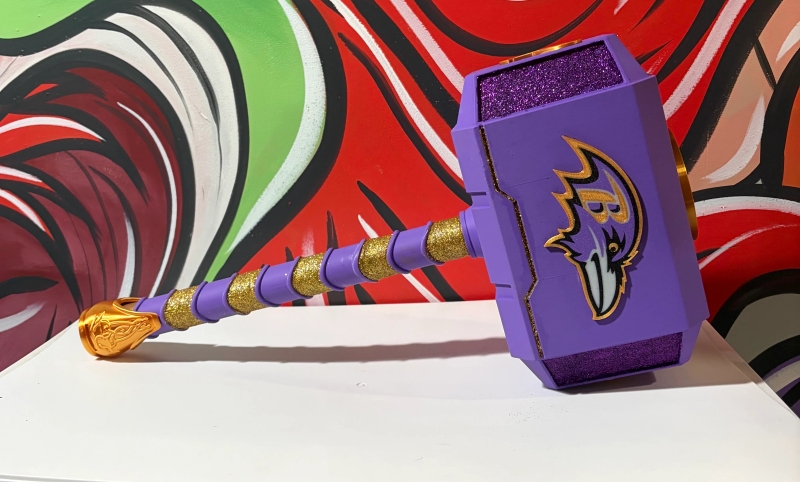 Customized Mjolnir Replica