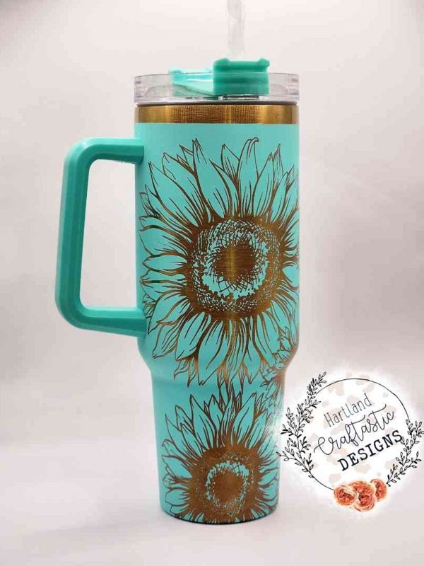 Custom Engraved 40oz Stainless Tumbler