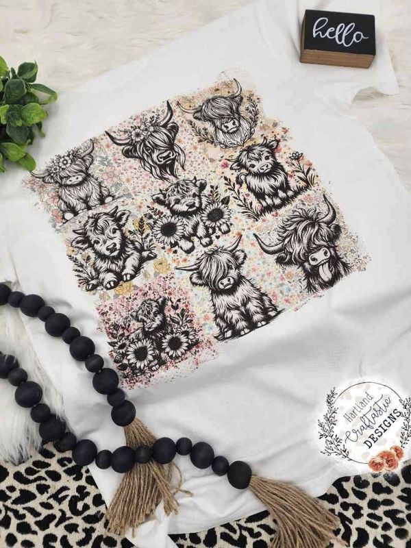 Boho Cow Graphic Tee