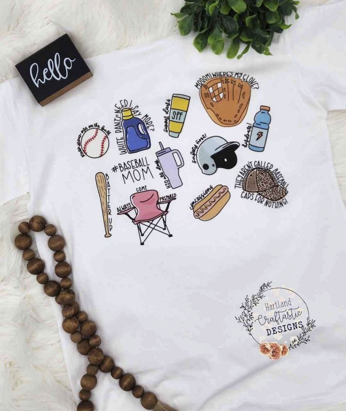 Baseball Mom Graphic Tee