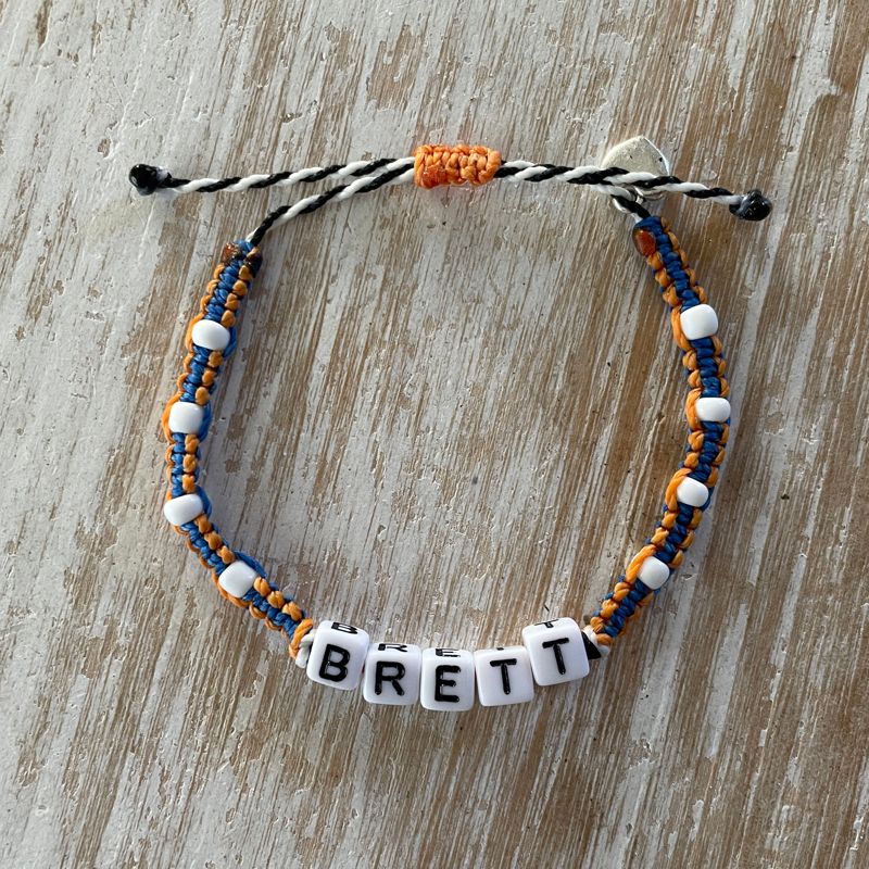 Personalized Block Letter Bracelet