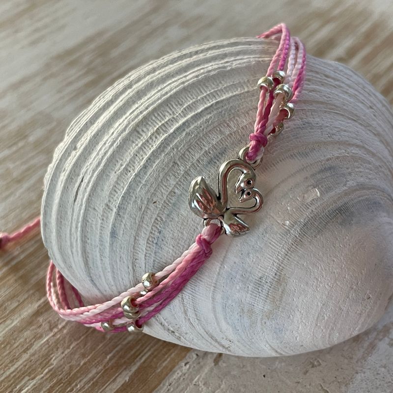 Mother & Daughter Swan Bracelet