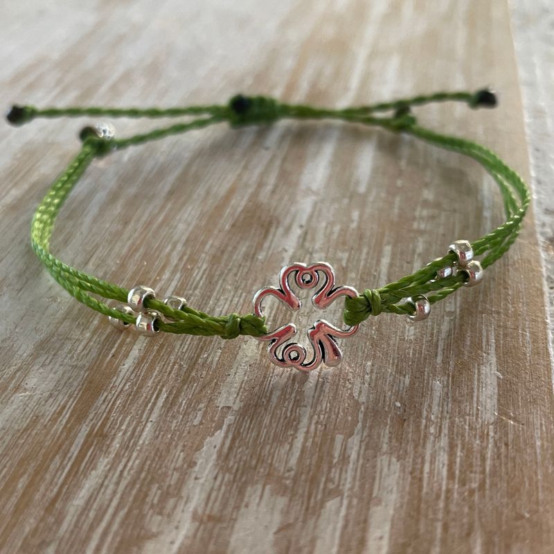 Believe 4-leaf Clover Bracelet