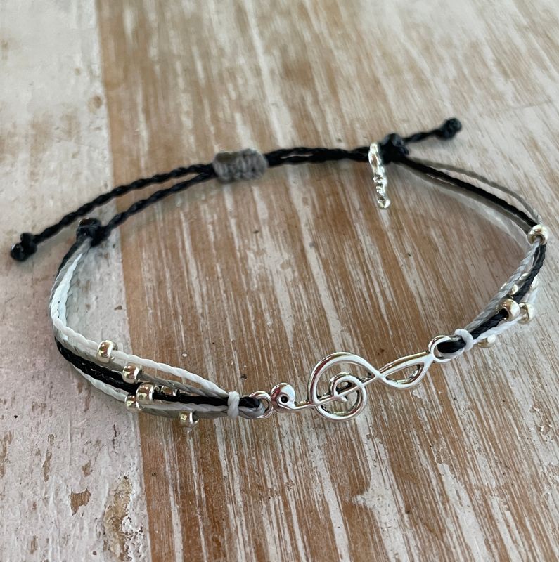 Treble Clef Music Teacher Bracelet