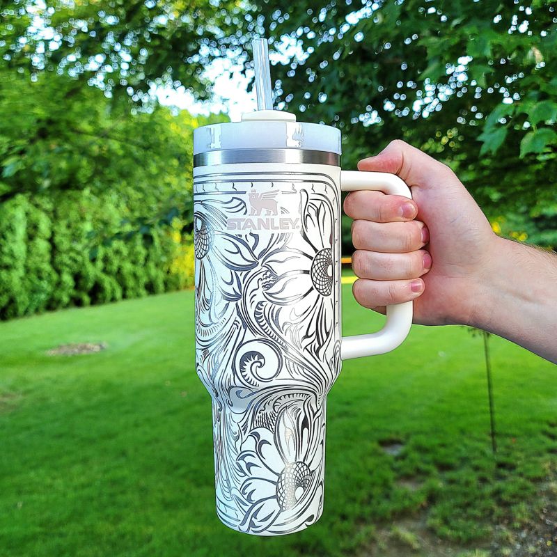 Simple Modern Engraved Tumbler, Sunflower Trek, Wildflower Trek, Liberty Trek, Daisy Trek,Manatee Trek,Butterfly Trek, Aztec Trek,Peony Trek (Aztec Sunflower, 80s Mix Trek)