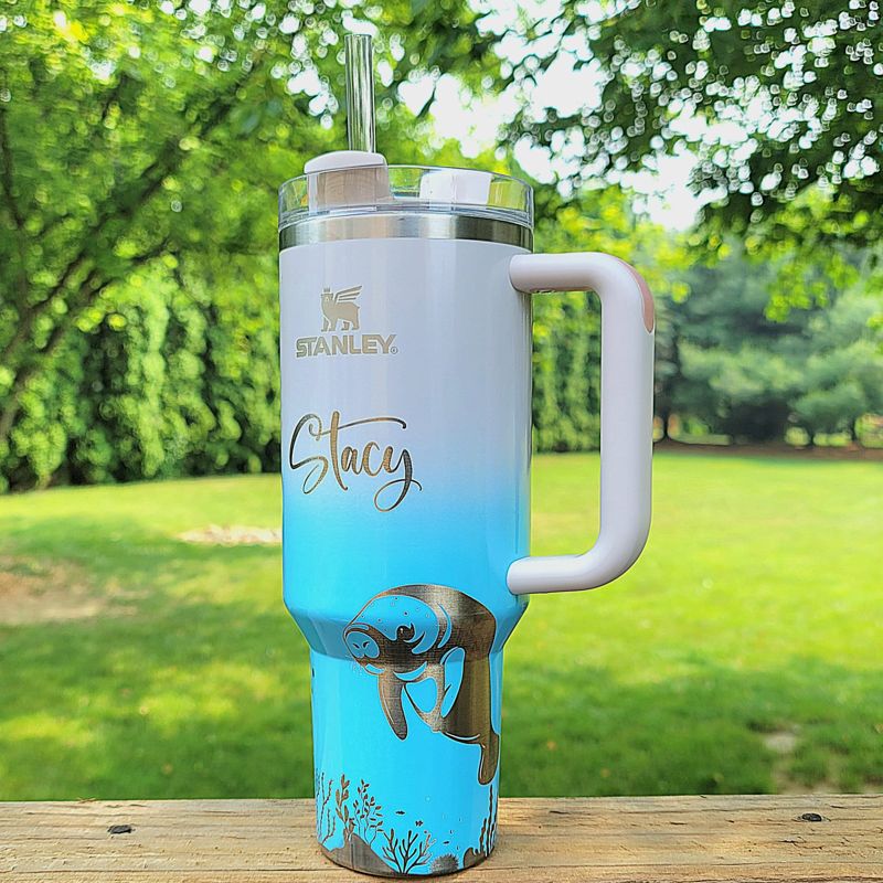 Simple Modern Engraved Tumbler, Sunflower Trek, Wildflower Trek, Liberty Trek, Daisy Trek,Manatee Trek,Butterfly Trek, Aztec Trek,Peony Trek (Aztec Sunflower, 80s Mix Trek)