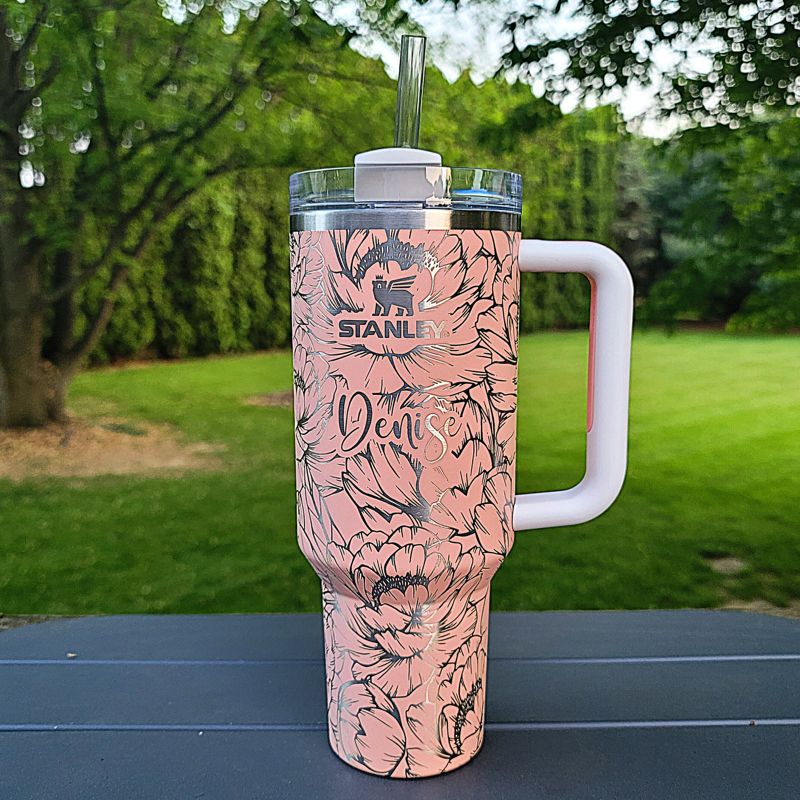 Simple Modern Engraved Tumbler, Sunflower Trek, Wildflower Trek, Liberty Trek, Daisy Trek,Manatee Trek,Butterfly Trek, Aztec Trek,Peony Trek (Aztec Sunflower, 80s Mix Trek)