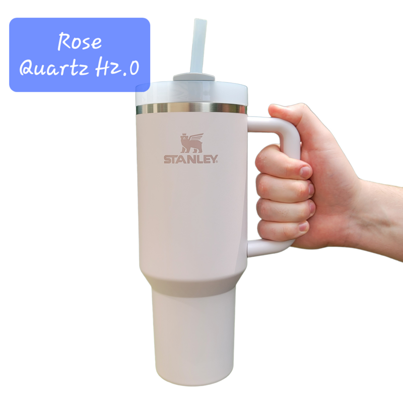 Dragon Tumbler, Dragon Wrap, Stanley Engraved Tumbler, Personalized (30oz Rose Quartz | Design Only)