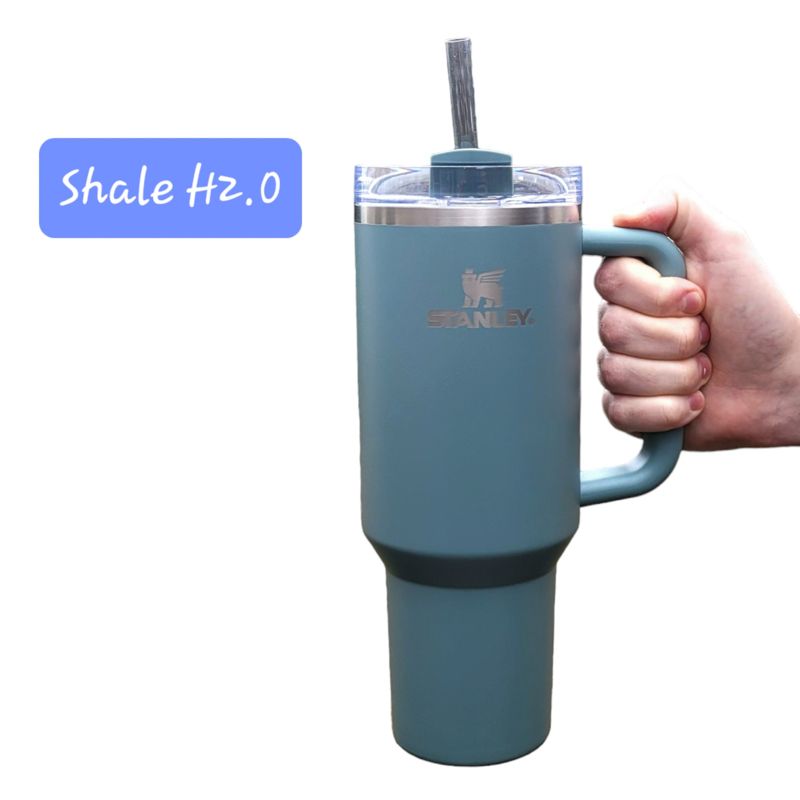 Stanley 40oz Target Exclusive, Tulle H2.0, Shale H2.0, Watercolor Dusk H2.0, Engraved Stanley (Shale H2.0 | Logo on Cup)
