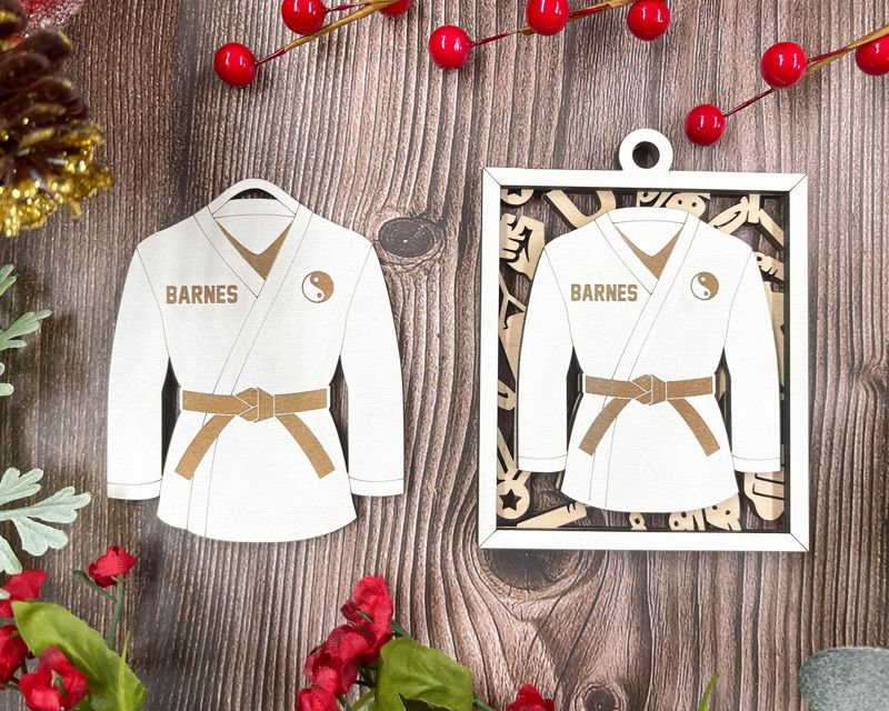 Martial Arts Jersey Christmas Ornament