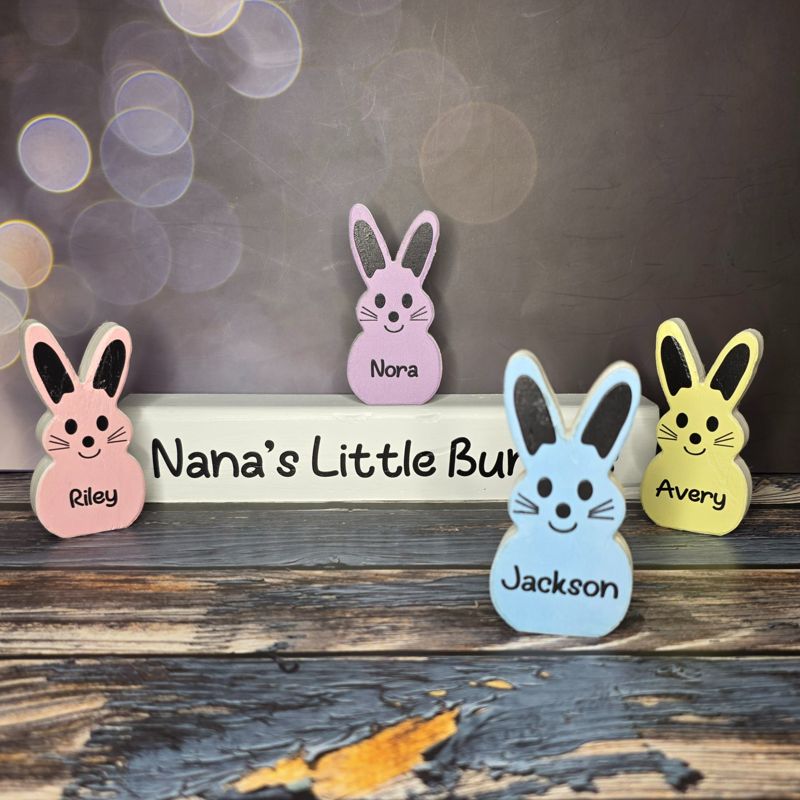 π° Celebrate Family with a Little Bunnies Shelf Sitter Sign! π°