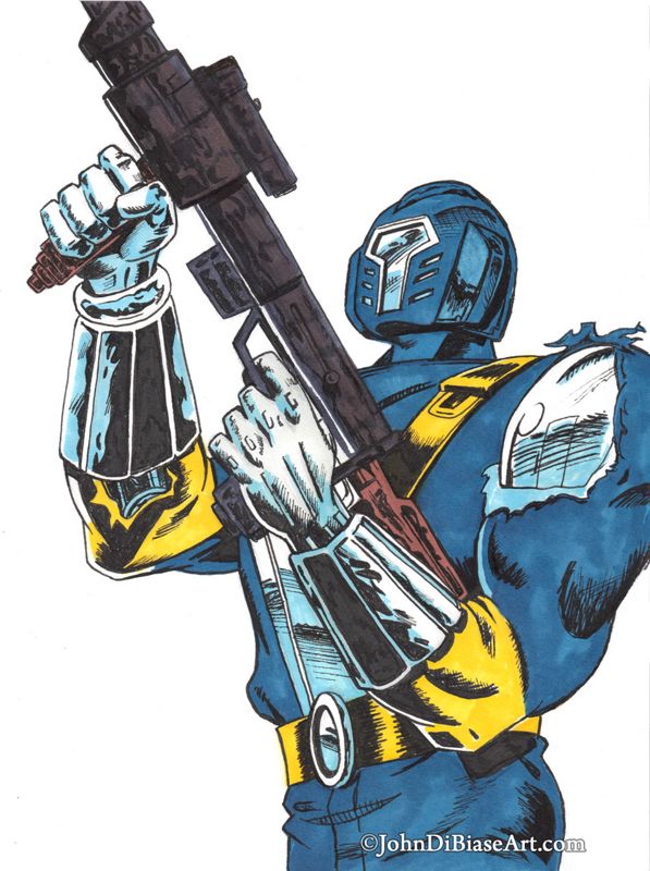 Cobra B.A.T. (Battle Android Trooper) G.I. Joe Marker Drawing Print 8.5 x 11