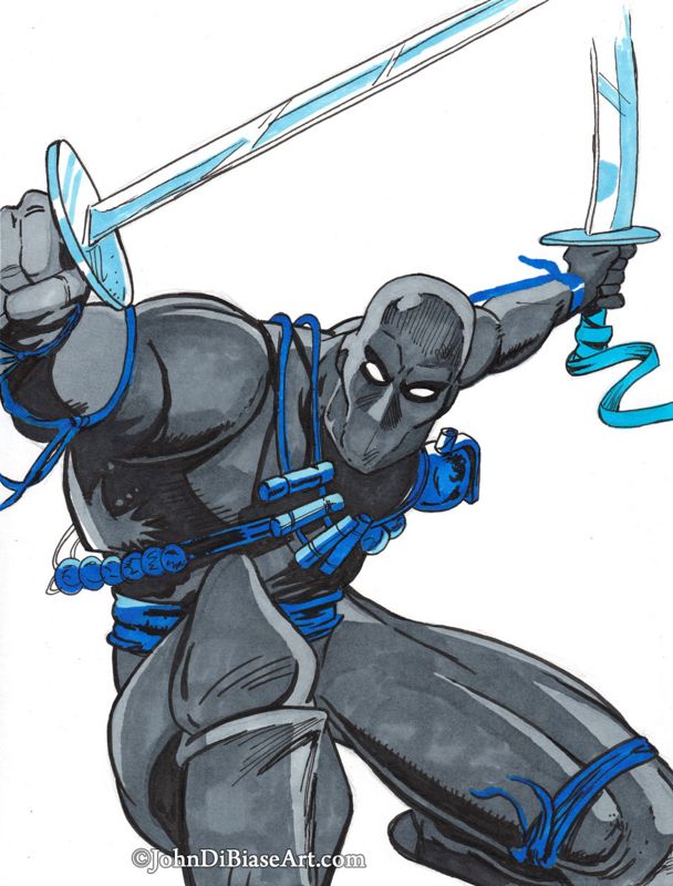 Snake Eyes (Ninja Force) G.I. Joe Marker Drawing Print 8.5 x 11
