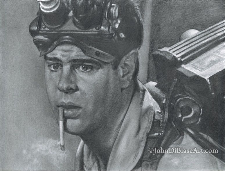Ray Stantz - Ghostbusters (Dan Aykroyd) Drawing Print