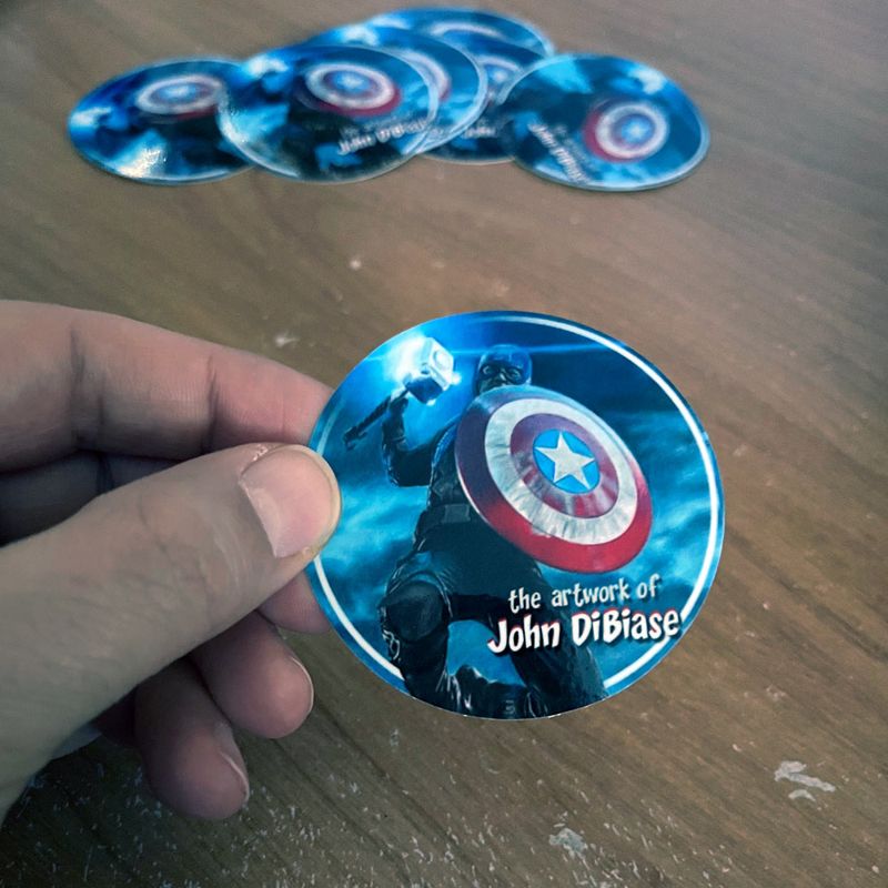 Captain America 2.5" Vinyl Sticker