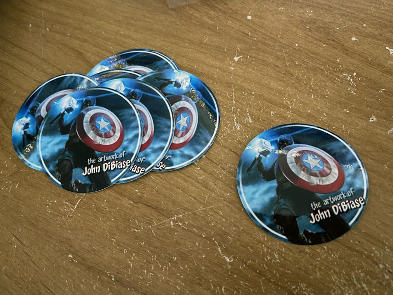 Captain America 2.5" Vinyl Sticker