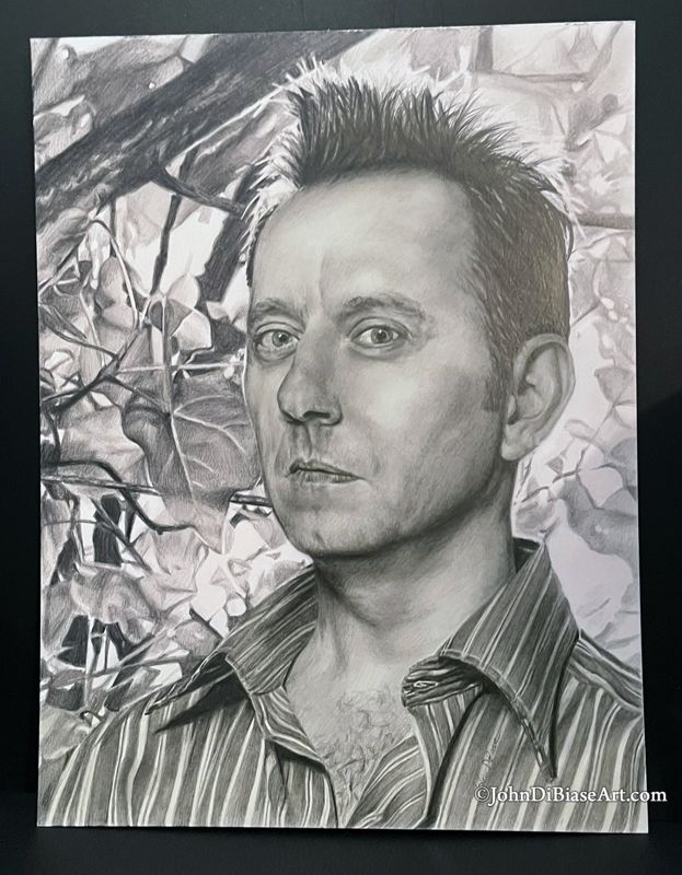 Michael Emerson as Ben Linus  from LOST Original Drawing (NOT a print) 9x12