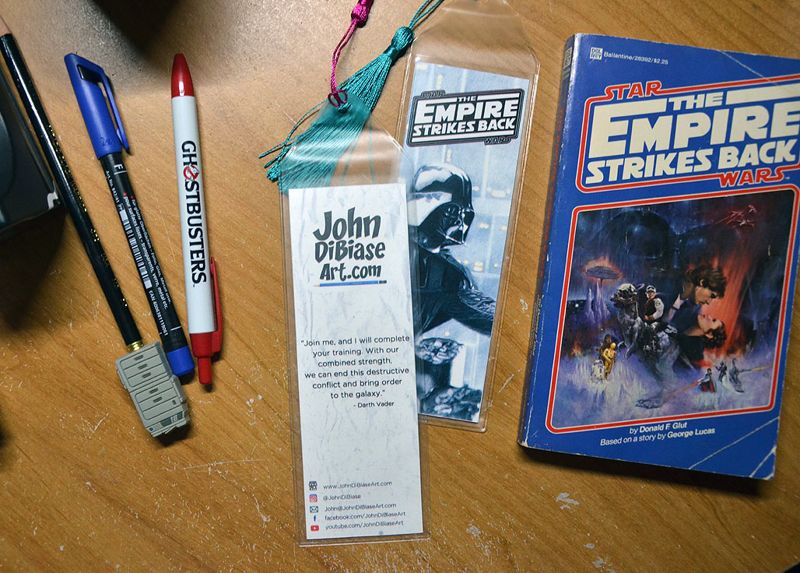 Darth Vader Empire Strikes Back 7.75 x 2.30 Bookmark with Tassel