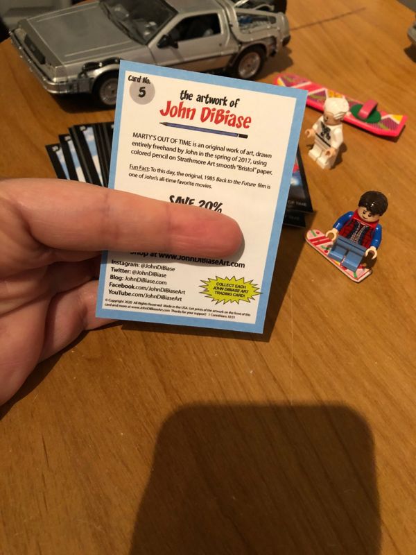 John DiBiase Trading Card #5 - Back to the Future