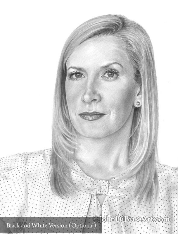 Angela Martin from "The Office" (Angela Kinsey) Drawing Print 8.5 x 11