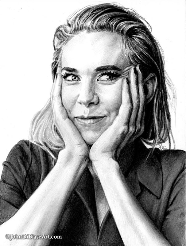 Vanessa Kirby (Cute) Drawing Print 8.5 x 11