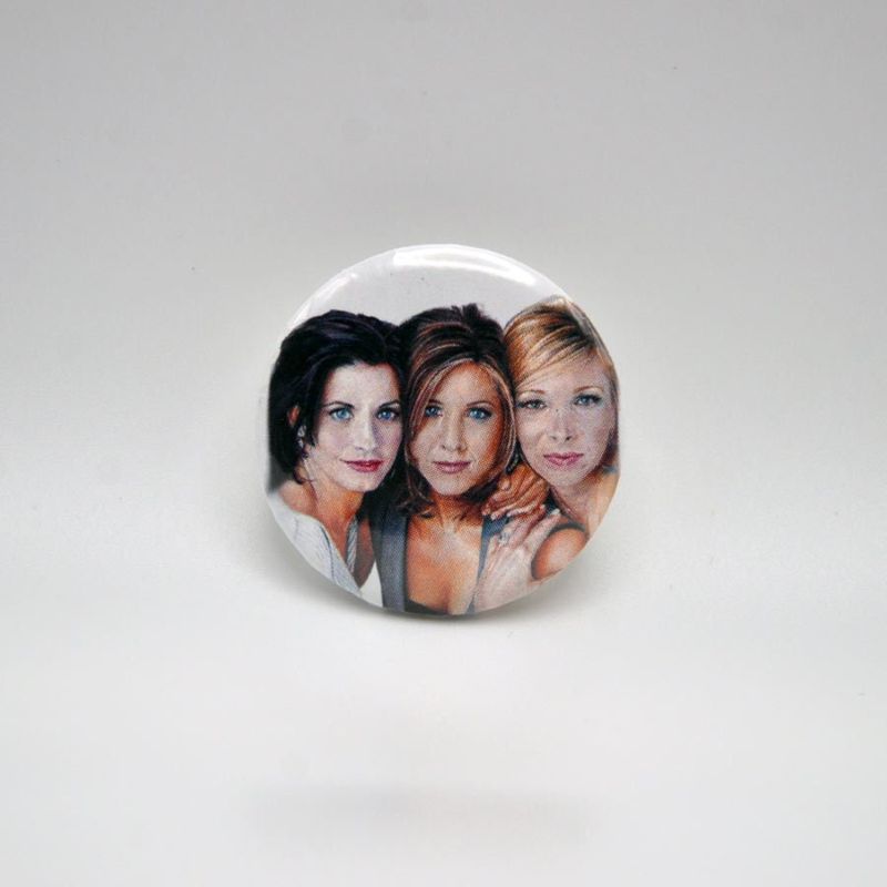 1.5" Friends Buttons, 2 Different Designs - Choose One