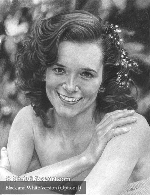Lea Thompson as Lorraine Baines in Back To The Future Drawing Print 8.5 x 11