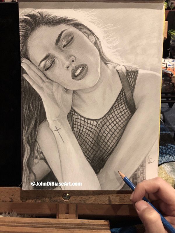 Eiza Gonzalez Original Pencil Drawing
