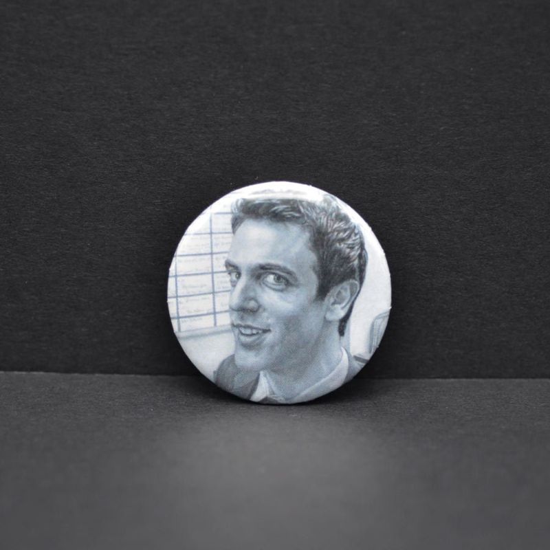 1.5" The Office Buttons, 10 Different Designs - Choose One