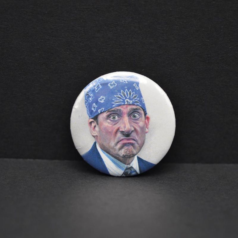 1.5" The Office Buttons, 10 Different Designs - Choose One