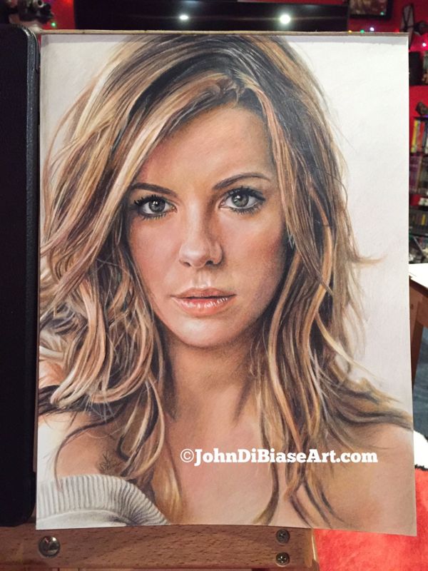 Original Drawing of Kate Beckinsale (NOT a print)