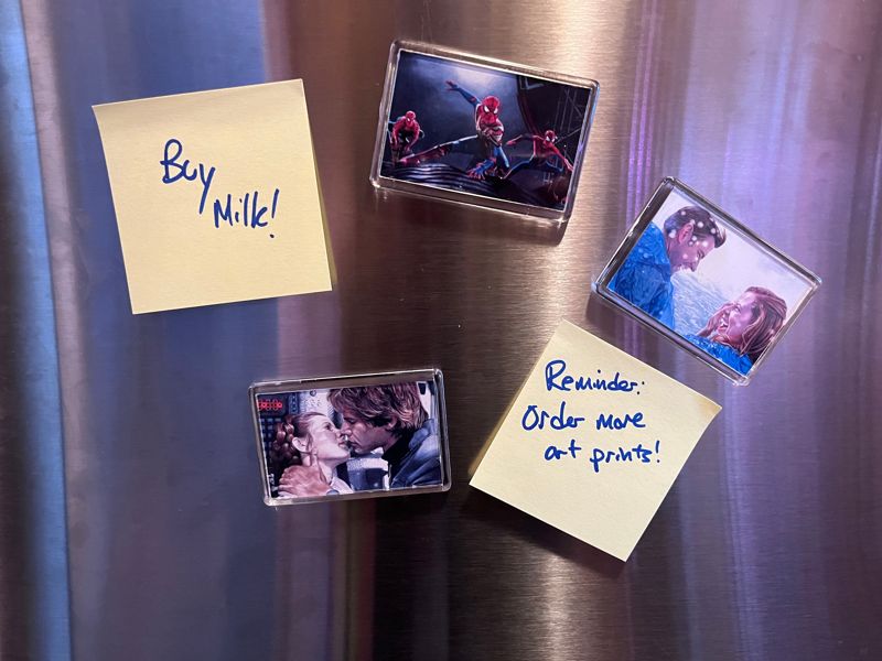 3.03 x 2 inch Custom Photo Magnet Featuring My Artwork - YOU CHOOSE!