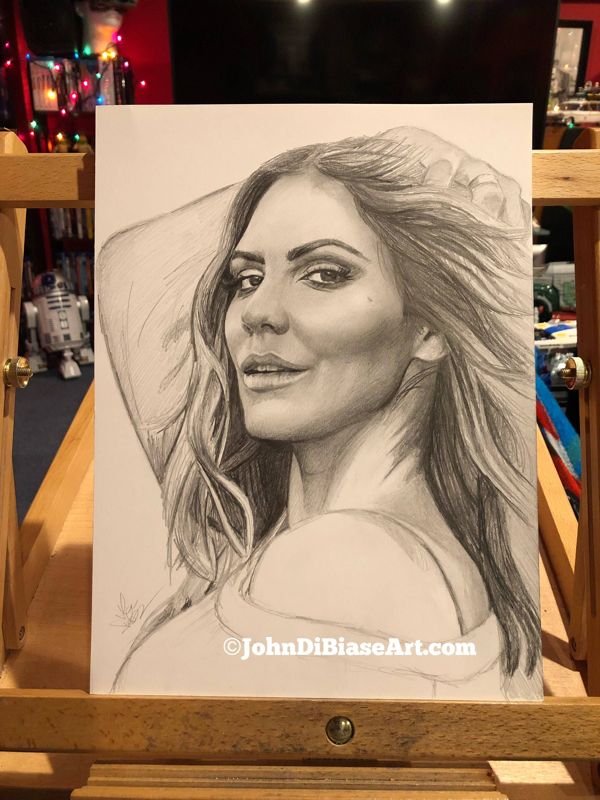 Original Sketch of Katharine McPhee (NOT a print)