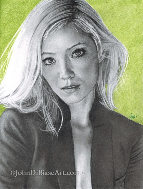 Pom Klementieff (Guardians of the Galaxy / Mission Impossible) Drawing Print 8.5 x 11
