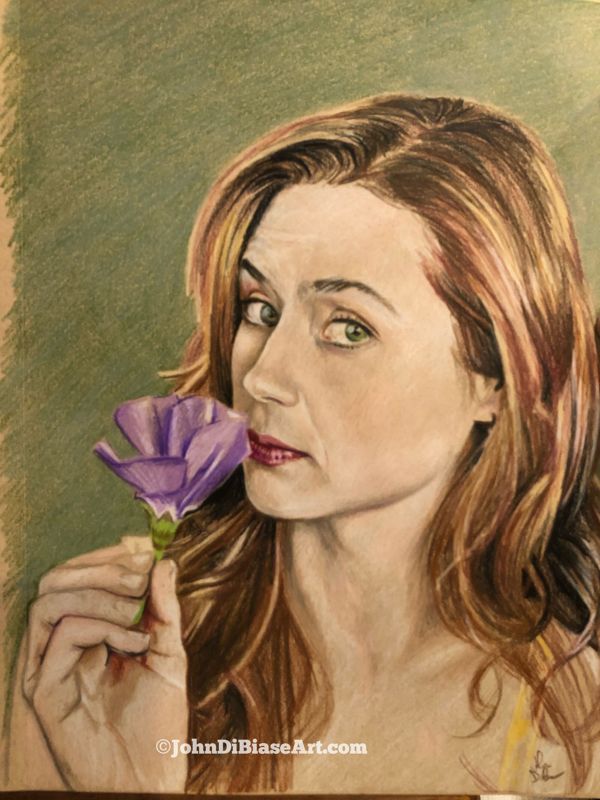 Original Drawing of Jenna Fischer (NOT a print)