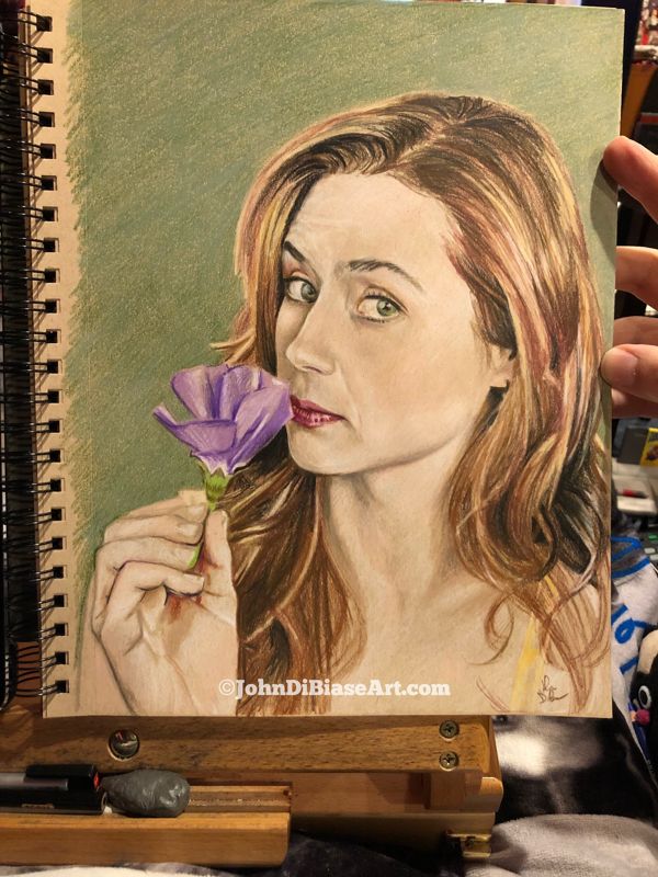 Original Drawing of Jenna Fischer (NOT a print)