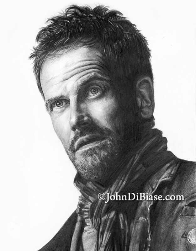 Jonny Lee Miller as Sherlock Holmes in TV's Elementary Drawing Print